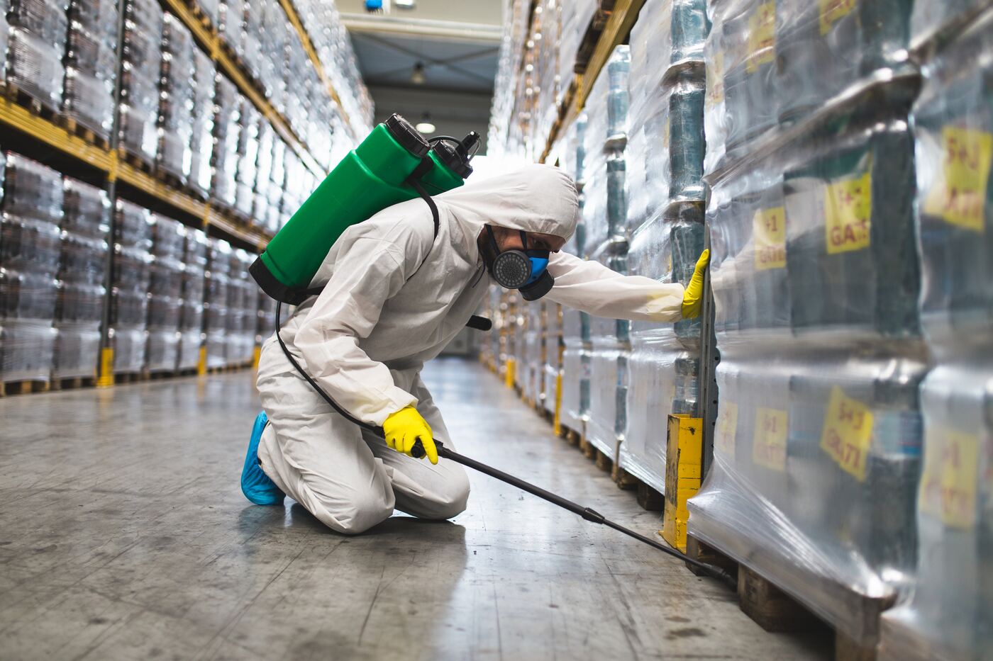 Petugas pest and termite control
